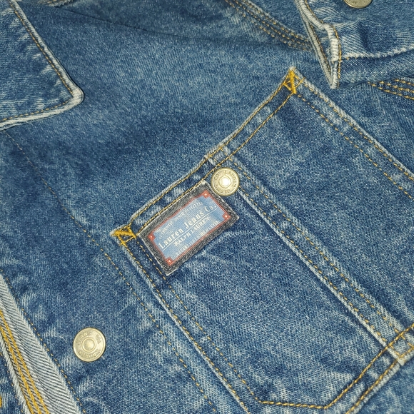 Ralph Lauren Jeans Co. Polo Denim Jacket Chore Coat Barn Shirt - Picture 3 of 16